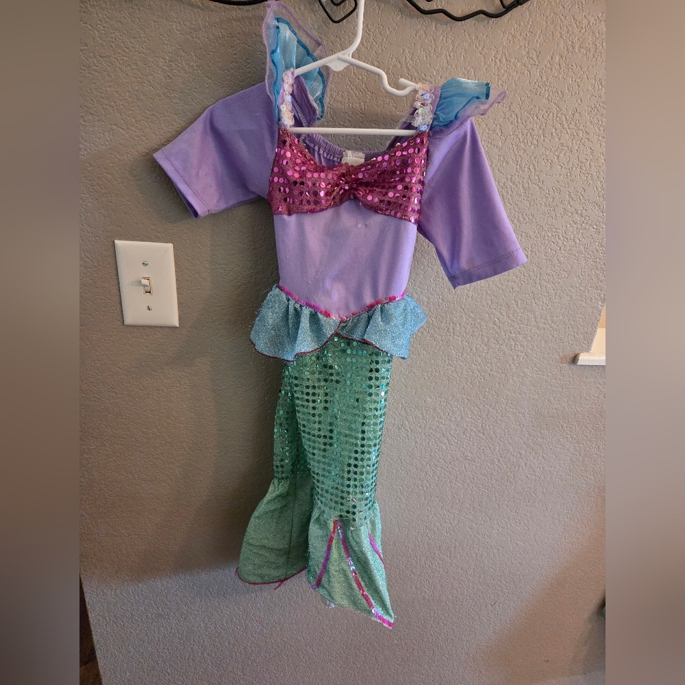 Mermaid Costume for Kids - Purple and Green